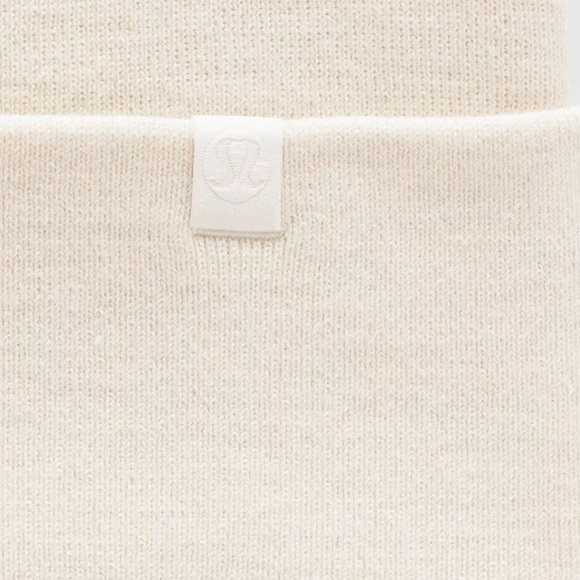 Lululemon Cream Warm Revelation Beanie One Size NWT